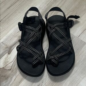 Chaco Black and Gray Women's Sandals